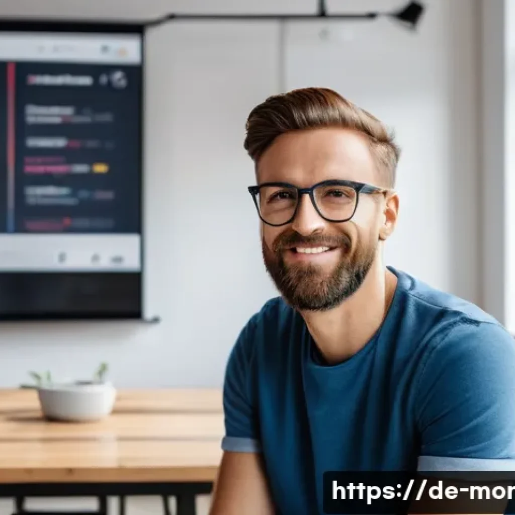 인스타그램 광고 수익 - A modern German small business owner in a stylish Berlin coworking space, analyzing Instagram Insigh...